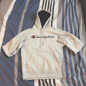 Champion Hoodie Light Grey Men’s Small